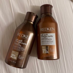 Redken all soft mega curls shampoo and conditioner
